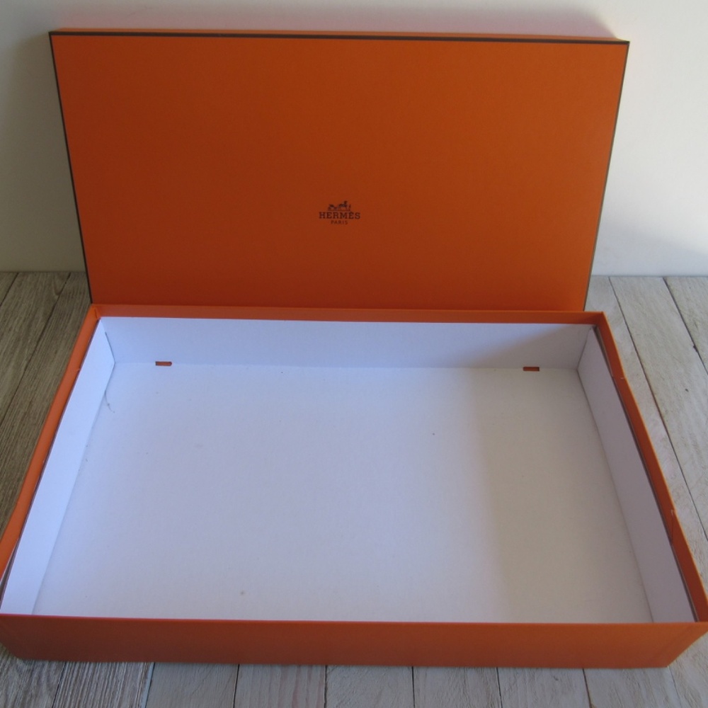 Hermes Empty Box Storage Designer Orange - image 4